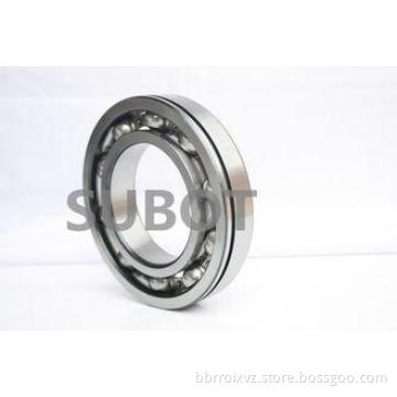 Single Row / Double Row Deep Groove Ball Bearing Gcr15 Blac